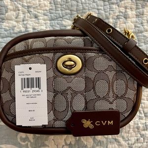****SOLD****Coach Jacquard Quilted Camera Bag